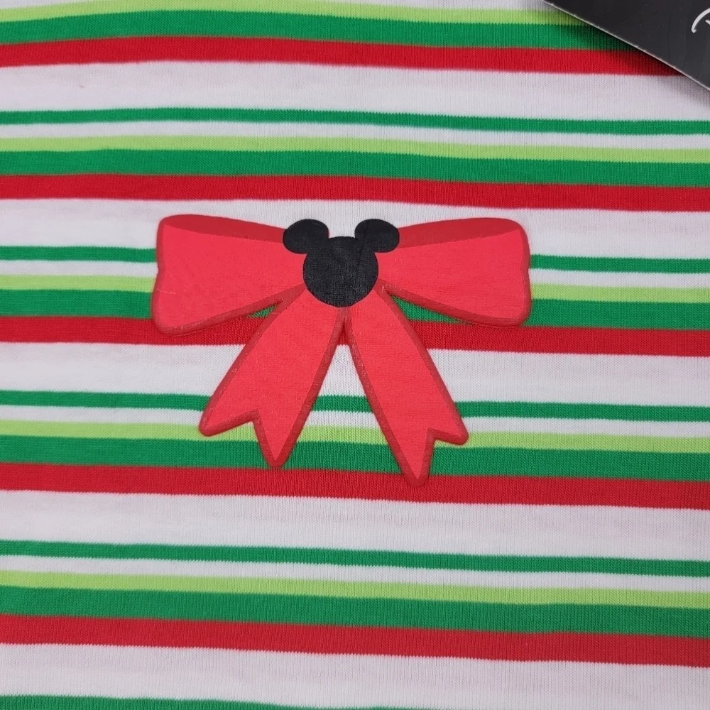 NWT Disney Hot Topic Christmas Mickey Mouse oversized mockneck long sleeve shirt - Picture 5 of 8